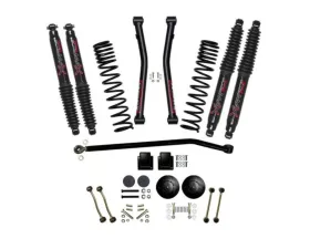 Skyjacker 3.5inch Front 2inch Rear Suspension Lift Kit with Black Max Shocks Jeep Gladiator JT Non-Rubicon 2020