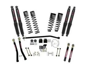 Skyjacker 5.5inch Long Travel Suspension Lift System with Black MAX Shocks Jeep Gladiator Gas 2020-2021