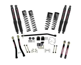 Skyjacker 6.5inch Long Travel Suspension Lift System with Black MAX Shocks Jeep Gladiator Non Rubicon Gas 2020-2021