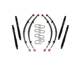 Skyjacker 2.5inch Suspension Lift Kit with 4 Black MAX Shocks Jeep CJ5 | CJ7 1976-1986