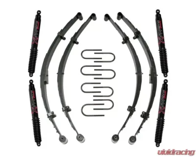 Skyjacker 3.5-4inch Softride Suspension Lift Kit with Black MAX Shocks Jeep CJ5 | CJ7 | Scrambler 1976-1986 - J40K-B