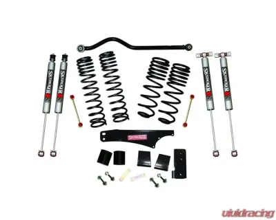 Skyjacker 3.5-4inch Long Travel Lift Kit with M95 Monotube Shocks Jeep Wrangler JK 4-Door 4WD 2007-2018 - JK40BPMLT