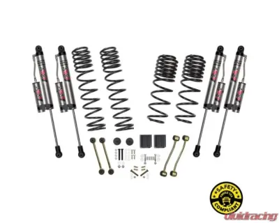 Skyjacker 2.5inch Suspension Lift System with Dual Rate Long Travel Coil Spring Jeep Wrangler JL 2019+ - JL25BKXLT