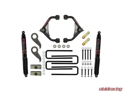 Skyjacker 3-3.5" Lift Upper Control Arm Lift Kit w/ Black Max B8500 Rear Shocks Chevrolet | GMC 2500 HD 2011-2019 - C11350PB
