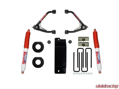 Skyjacker 3.5-4" Lift Steel Upper Control Arm Lift Kit w/ Hydro 7000 Rear Shocks Chevrolet | GMC 1500 2014-2016 - C14350PAH