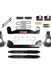 Skyjacker 4" Suspension Lift Kit w/ Black MAX Shocks Chevrolet | GMC 1500 2014-2016                                     - C14460PK-B - Image 5