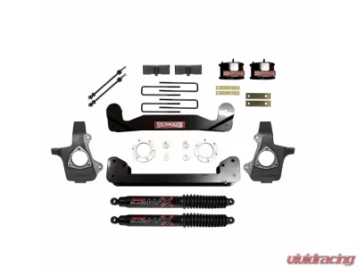 Skyjacker 4" Suspension Lift Kit w/ Black MAX Shocks Chevrolet | GMC 1500 2014-2016 - C14460PK-B