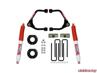 Skyjacker 3.5" Lift Upper Control Arm Lift Kit w/ Hydro 7000 Rear Shocks Chevrolet | GMC 1500 2020-2023 - C19350PH