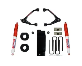 Skyjacker 3.5-4" Lift Upper Control Arm Lift Kit w/ Nitro 8000 Rear Shocks Chevrolet | GMC 1500 2007-2013