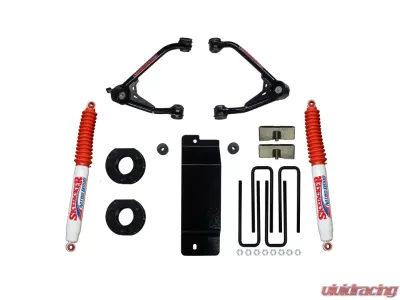 Skyjacker 3.5-4" Lift Steel Upper Control Arm Lift Kit w/ Nitro 8000 Rear Shocks Chevrolet | GMC 1500 2014-2016 - C14350PAN