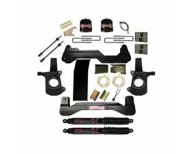 Skyjacker 6" Suspension Lift Kit w/ Black MAX Shocks GMC | Chevrolet Silverado 1500 2007-2013