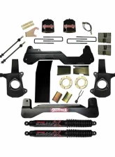 Skyjacker 6" Suspension Lift Kit w/ Black MAX Shocks GMC | Chevrolet Silverado 1500 2007-2013                                     - C7660PK-B - Image 5