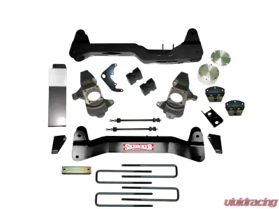 Skyjacker 6" Suspension Lift Kit w/ Black MAX Shocks Chevrolet | GMC 1500/2500 2001-2006 - C9651HK-B