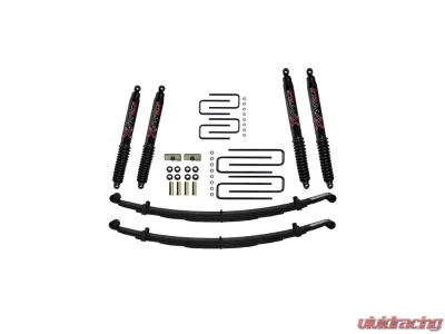 Skyjacker 2-2.5" Suspension Lift Kit w/ Black MAX Shocks Dodge Ramcharger | W200 Pickup 1974-1993 - D200BK-B