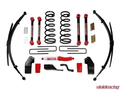 Skyjacker 4-4.5" Suspension Lift System w/ Black MAX Shocks Dodge Ram 2500/3500 1994-1999 - D451KS-B