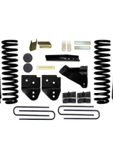 Skyjacker 4" Suspension Lift Kit w/ 4-Link Kit & Black MAX Shocks Ford F-350 Diesel 2011-2014                                     - F114524KH-B - Image 6