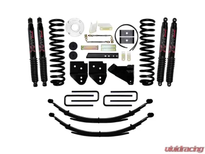 Skyjacker 6" Suspension Lift Kit System w/ 4-Link Kit & Black MAX Shocks Ford F-250 | F-350 2011-2016 - F116024KS-B