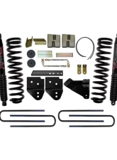 Skyjacker 6" Suspension Lift Kit w/ 4-Link Kit & Black MAX Shocks Ford F-350 Diesel 2011-2012                                     - F116524KH-B - Image 6