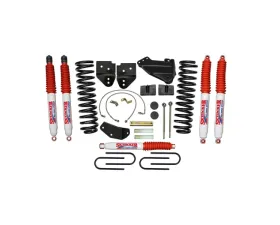 Skyjacker 4" Suspension Lift Kit w/ 4-Link Kit & Hydro 7000 Shocks Ford F-250 2005-2007