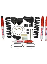 Skyjacker 4" Suspension Lift Kit w/ Hydro 7000 Shocks & 4-Link Kit Ford F-250 Super Duty 2005-2007                                     - F54024K-H - Image 6