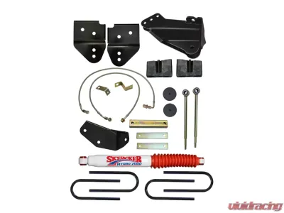 Skyjacker 4" Suspension Lift Kit w/ 4-Link Kit & M95 Monotube Shocks Ford F-250 2005-2007 - F54524K-M