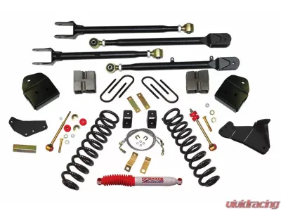Skyjacker 4" Suspension Lift Kit w/ 4-Link Kit Ford F-350 Super Duty Diesel 2005 - F54024K3