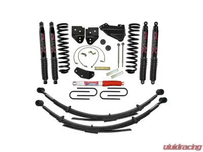 Skyjacker 4" Suspension Lift System w/ Black MAX Shocks Ford F-250 | F-350 4WD Diesel 2005-2007 - F5451KS-B