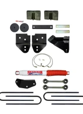 Skyjacker 4" Suspension Lift Kit w/ Hydro 7000 Shocks & 4-Link Kit Ford F-350 2008-2010                                     - F84024KH-H - Image 2