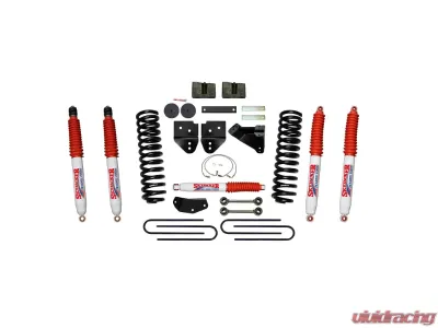 Skyjacker 4" Suspension Lift Kit w/ Hydro 7000 Shocks & 4-Link Kit Ford F-350 2008-2010 - F84024KH-H