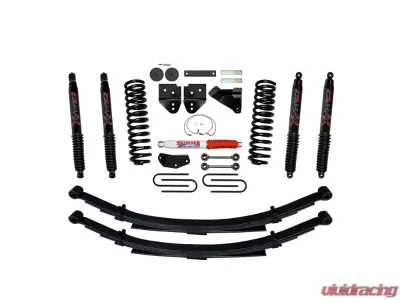 Skyjacker 4" Suspension Lift System w/ Black MAX Shocks Ford F-250 Super Duty 2008-2010 - F8401KS-B