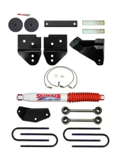 Skyjacker 4" Suspension Lift System w/ Black MAX Shocks Ford F-250 Super Duty 2008-2010                                     - F8401KS-B - Image 2