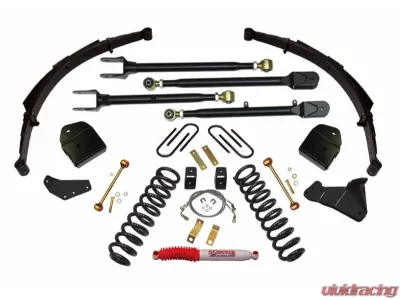 Skyjacker 4" Suspension Lift System w/ 4-Link Kit Ford F-350 Super Duty Diesel 2008-2010 - F84524KS3