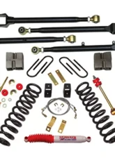 Skyjacker 6" Suspension Lift Kit w/ 4-Link Kit Ford F-350 Super Duty Diesel 2008-2010                                     - F86524K3 - Image 2