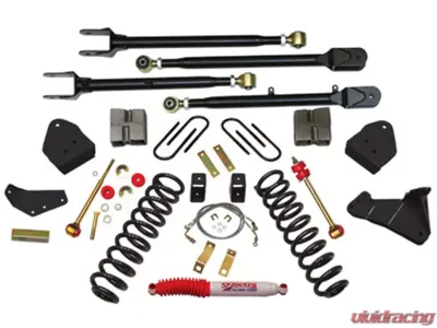 Skyjacker 6" Suspension Lift Kit w/ 4-Link Kit Ford F-350 Super Duty Diesel 2008-2010 - F86524K3