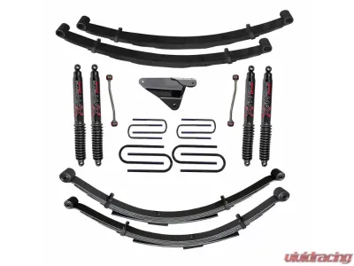 Skyjacker 4" Suspension Lift System w/ Black MAX Shocks Ford F-250 | F-350 Super Duty February 1999 - F940MKS-B