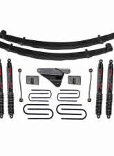 Skyjacker 4" Suspension Lift Kit w/ Black MAX Shocks Ford F-250 | F-350 Diesel 2000-2004                                     - F9452MK-B - Image 5