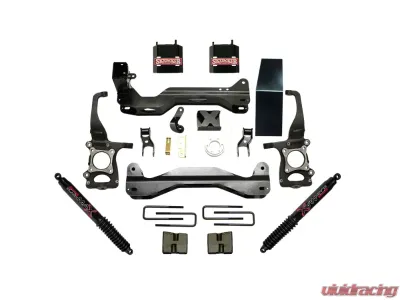 Skyjacker 6" Front Strut Spacer Kit w/ Black MAX Shocks Ford F-150 2009-2014 - F960BKB