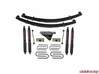 Skyjacker 4" Suspension Lift Kit w/ Black MAX Shocks Ford F-250 | F-350 Diesel Feb.1999-1999 - F945MK-B