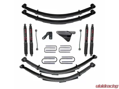 Skyjacker 6" Suspension Lift System w/ Black MAX Shocks Ford F-250 | F-350 Diesel 2000-2004 - F9652MKS-B