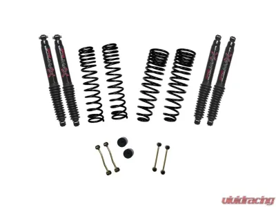 Skyjacker 2.5" Dual Rate Long Travel Suspension Lift System w/ Black MAX Shocks Jeep Gladiator Rubicon 2021 - G251RPBLTD