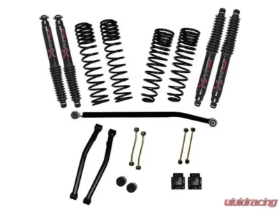 Skyjacker 3.5" Dual Rate Long Travel Lift System w/ Black MAX Shocks Jeep Gladiator JT Diesel 2021-2022 - G351KBLTD