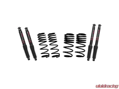 Skyjacker 2-2.5" LOWjacker Lowering Sport Coils w/ Black MAX Shocks Jeep Wrangler JL 4WD 2018-2022 - LOWJL025PB