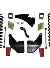 Skyjacker 4" Suspension Lift Kit w/ Black MAX Shocks Ram 2500 4WD Diesel 2014-2018                                     - R14451K-B - Image 5