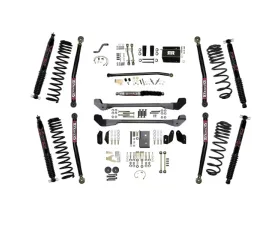 Skyjacker 6" Long Arm Suspension Lift Kit Rock Ready 1 Series w/ Black MAX Shocks Jeep Wrangler (TJ) 1997-2006
