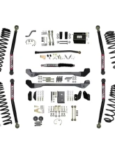 Skyjacker 6" Long Arm Suspension Lift Kit Rock Ready 1 Series w/ Black MAX Shocks Jeep Wrangler (TJ) 1997-2006                                     - TJ60RR1LTK-B - Image 7