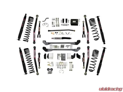 Skyjacker 6" Long Arm Suspension Lift Kit Rock Ready 2 Series w/ Black MAX Shocks Jeep Wrangler (TJ) 1997-2006 - TJ60RR2LTK-B
