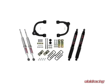 Skyjacker 3.0inch UCA Lift Kit with Rear Blocks and Black Max Shocks Toyota Tacoma 2016-2020 - TC536STUB