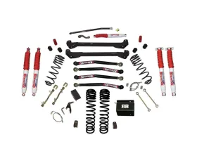Skyjacker 4inch Dual Rate Long Travel Coils Long Arm RR1 Lift Kit with Hydro 7000 Shocks Jeep TJ 1997-2006