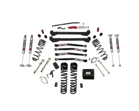 Skyjacker 4inch Dual Rate Long Travel Coils Long Arm RR1 Lift Kit with M95 Monotube Shocks Jeep TJ 1997-2006