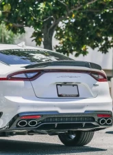 ARK C-FX Carbon Fiber Trunk Spoiler Type V2 Wing Kia Stinger 2018+                                     - CFXS-0811C - Image 5